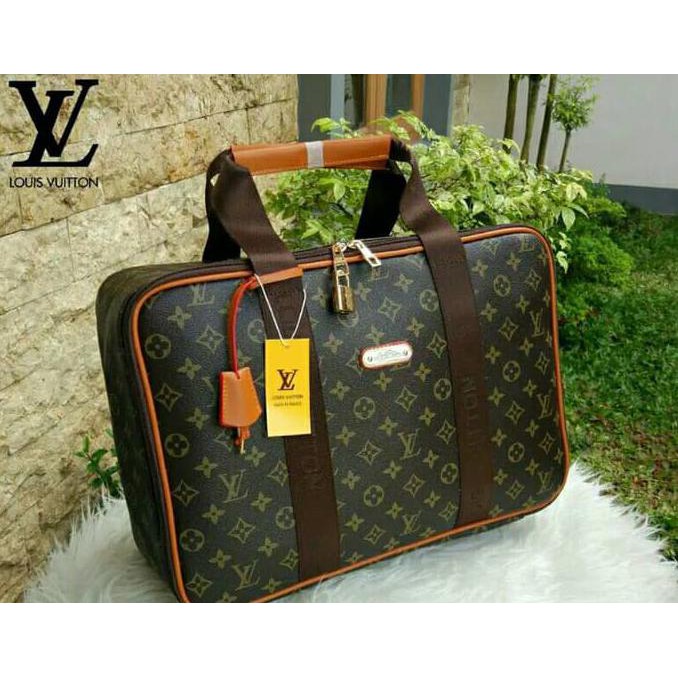 Kualitas Terbaik Tas Wanita Branded Travel LV Lois Vuitton Model Koper Besar Monogram ON SALE