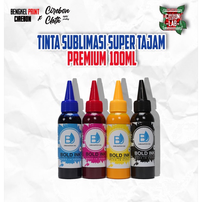 Tinta Sublim Epson Original Bold Ink Tinta Sublim Murah CYMK - Hitam