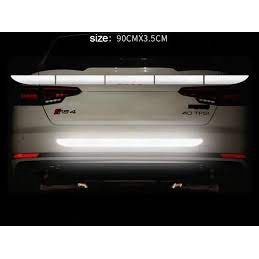 WARNING SIGN BUMPER isi 5 panjang 90 cm sticker reflektor mata kucing variasi mobil, motor, pick up, truk anti air