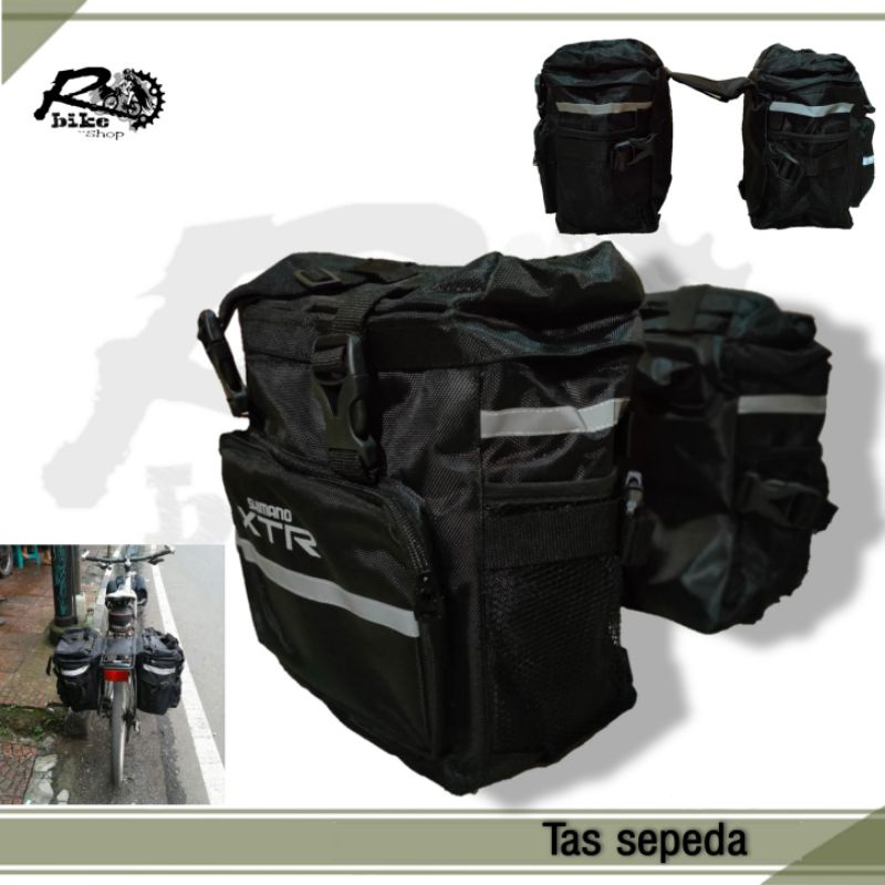 Tas touring sepeda/tas belakang sepeda/tas bagasi sepeda/tas sepeda MTB sepeda lipat