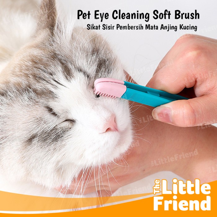 Sikat Sisir Pembersih Mata Anjing Kucing Pet Eye Cleaning Soft Brush