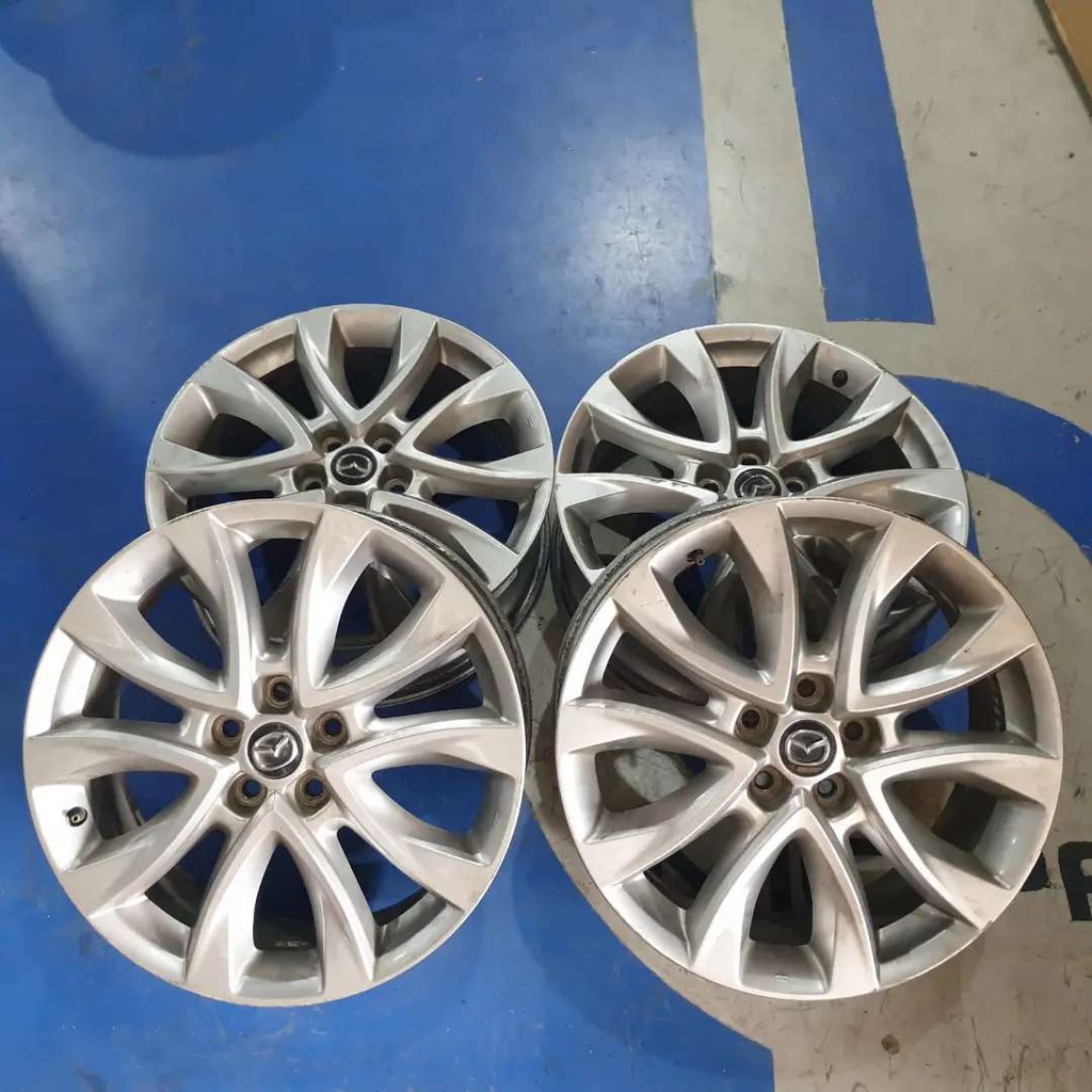 Velg Mobil Bekas Oem Mazda CX5 Ring 19 lebar 7 pcd 5×114.3 Et 50