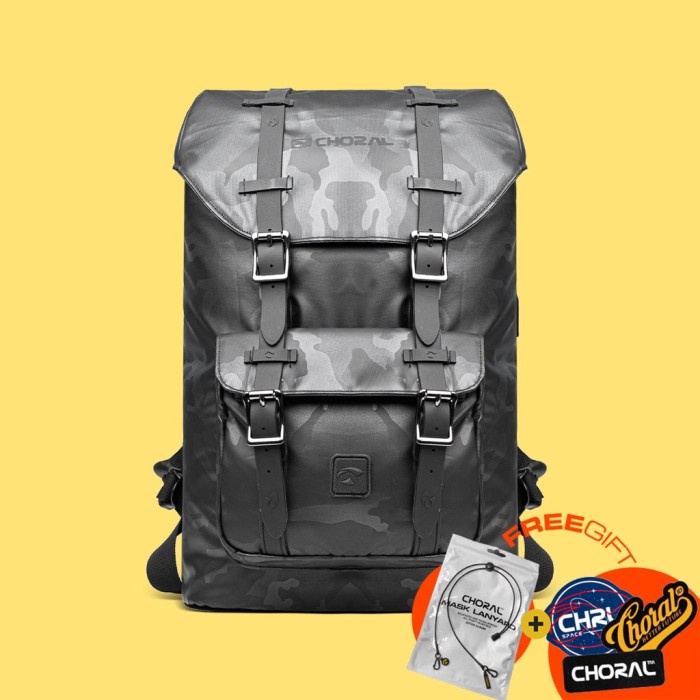 Backpack Choral Stark V2.0 Tas Ransel Water Resistant Tas Laptop