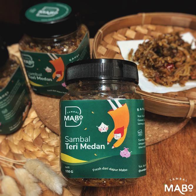 

2Uha Sambal Teri Medan Kering Kriuk, Gurih, Pedas Polll! By Sambal Mabo Kwqy