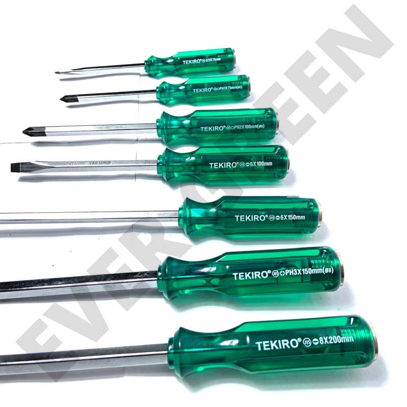 Obeng Tembus Tekiro 7 set pcs Obeng Ketok Obeng Gedor Tekiro