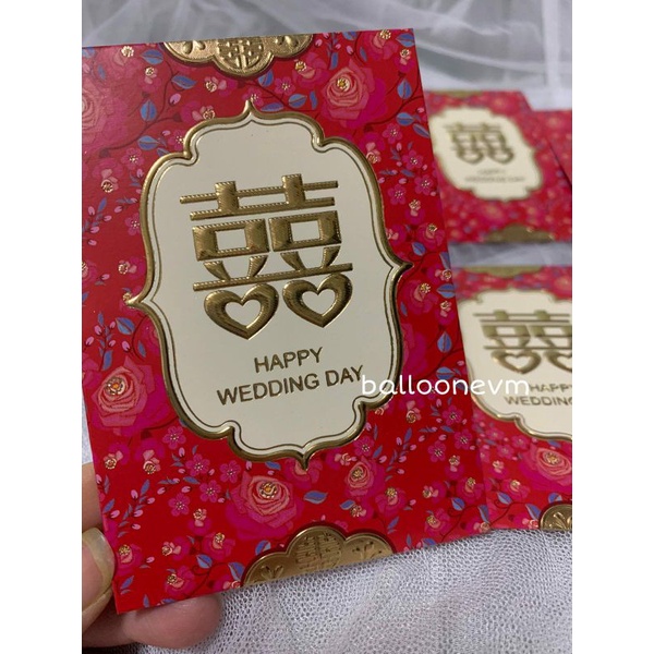 

Angpao Wedding Pink isi 6pcs / angpao shuangxi