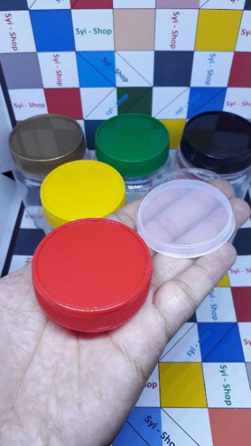 Botol Toples Mini Wadah Plastik BULAT 170ml