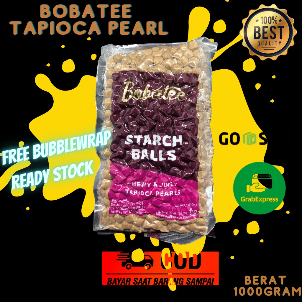 

Bobatee Boba Tapioca Pearl / Boba Instan / Topping Minuman