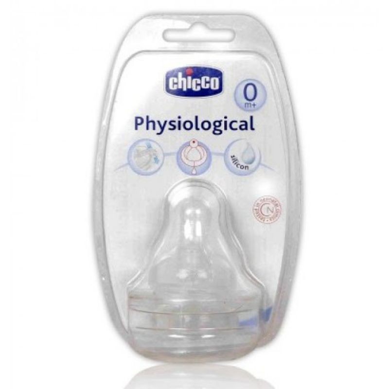 Chicco Dot Physiological 0m+ isi 2pcs (silicon/bening)