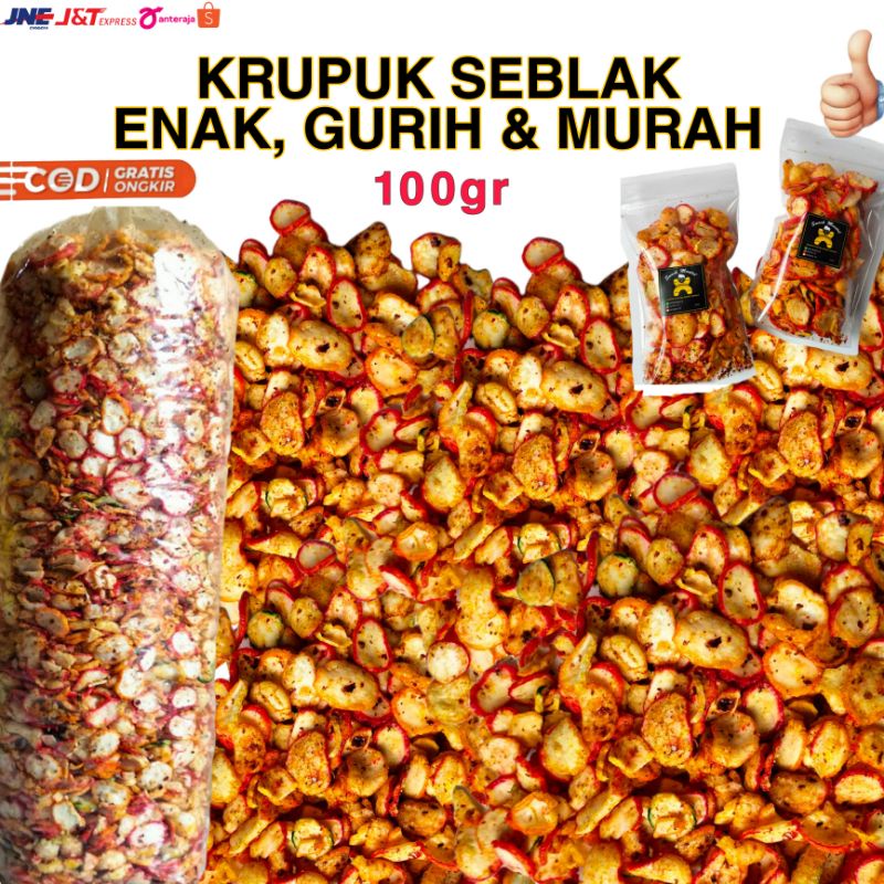 

Krupuk Seblak Bantet/Krupuk Seblak Kencur Bantet 100gr