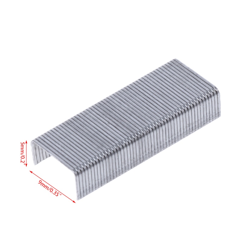 Mary 1000Pcs/Box Metal Untuk Staples No.10 Pengikat Kantor Sekolah Alat Tulis Ke