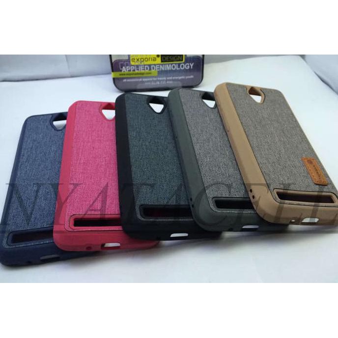 NEW CASE EXPORIA DENIM ASUS ZENFONE GO 4.5" 4,5 INCH/SOFT/SILIKON/JEANS - HITAM MILENIA