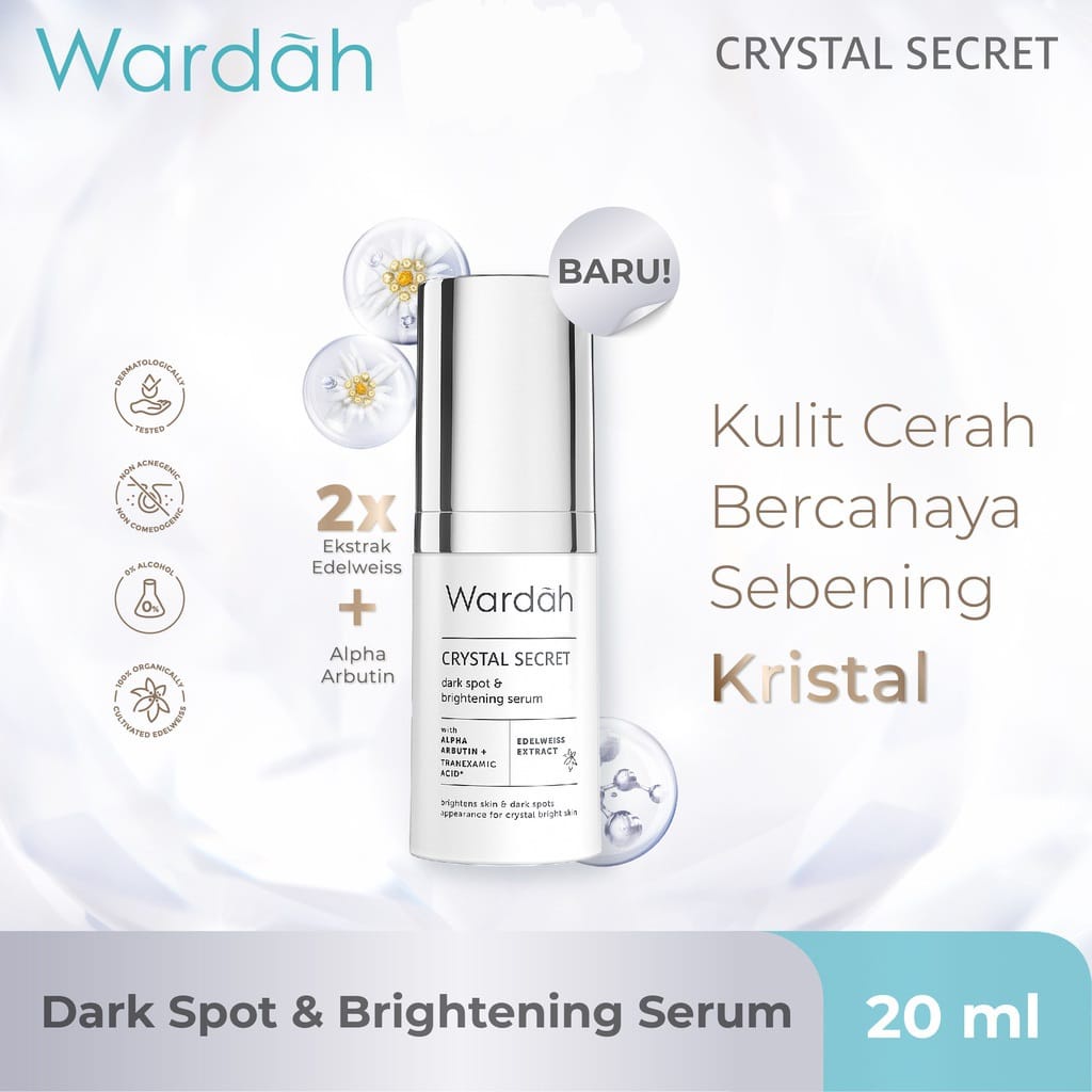 WARDAH Crystal Secret Dark Spot &amp; Brightening Serum 20ml ( White Secret Brightening Essence )