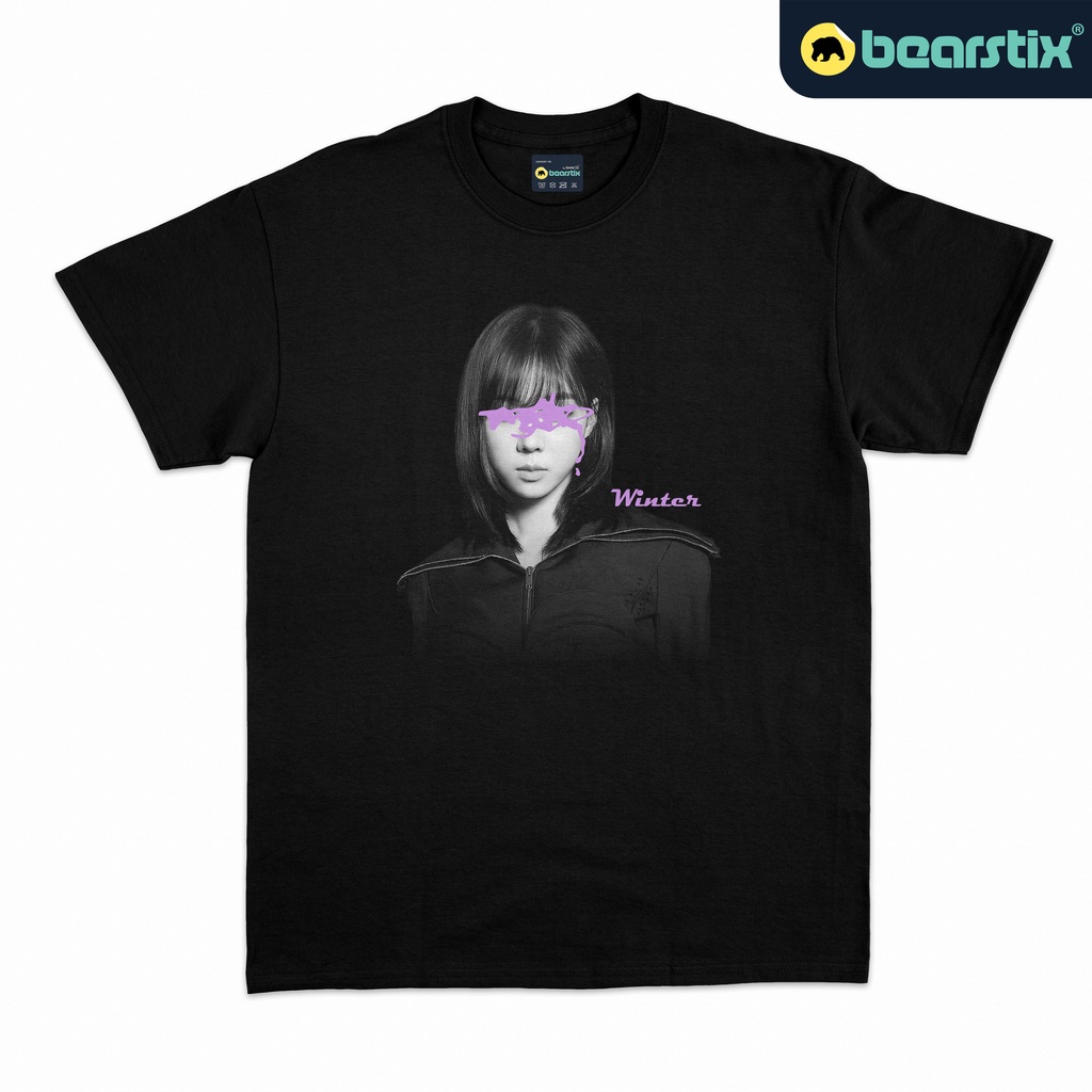 BEARSTIX - Tshirt Winter - Baju Aespa - Kaos Black Mamba - Tshirt Kpop