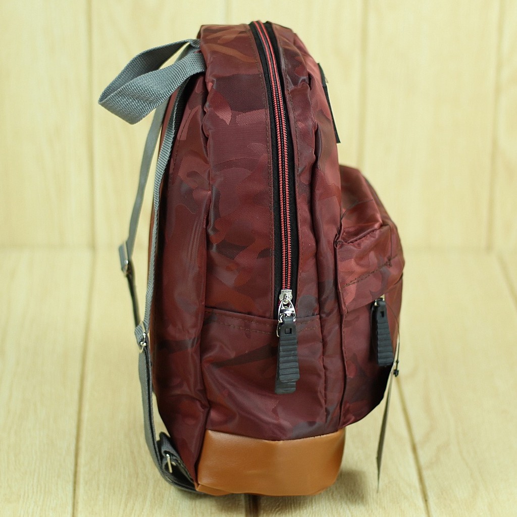 Tas Ransel Cewek Candy Merah Perempuan Wanita Remaja Hang Out Kekinian