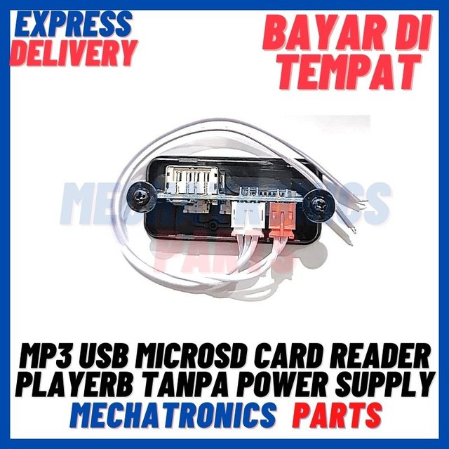 [MDL-9035] MP3 USB MICROSD CARD READER PLAYERB TANPA POWER SUPPLY