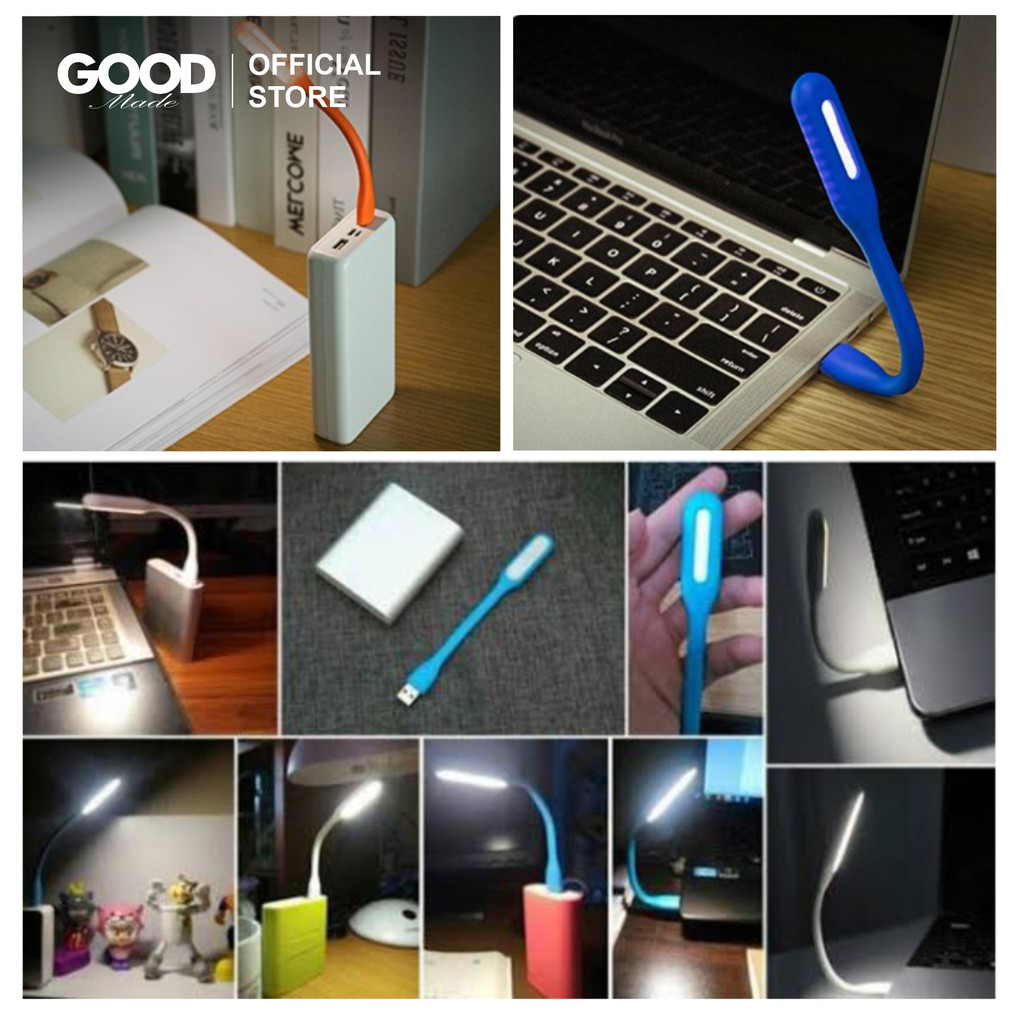 GOOD MADE - Lampu USB | LED Lamp Portable Emergency Flexible | Lampu Baca Sikat Gigi | Laptop | Powerbank | COD