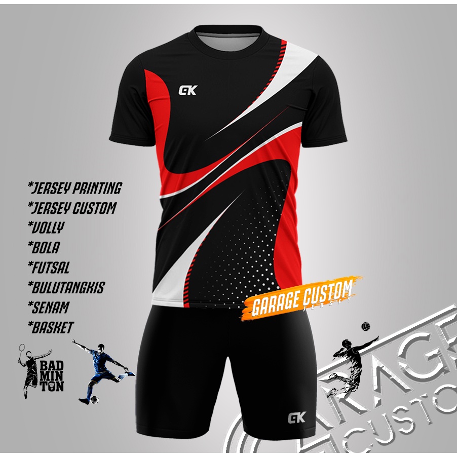[GC JERSEY]SET JERSEY VOLLY -FUTSAL-BADMINTON-FOOTBALL-SENAM