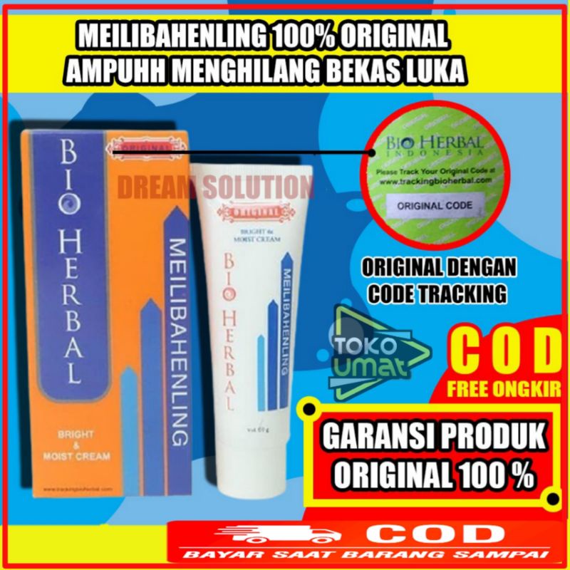 Cream Penghilang Bekas Luka Krim Melibahenling Bio Herbal  Obat Luka Borok Koreng Lama Paling Ampuh