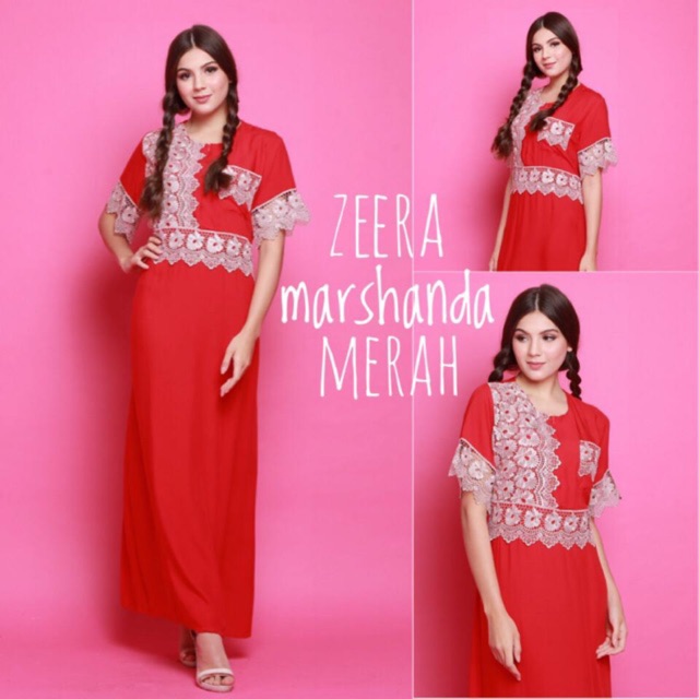  Daster  arab ZEERA  MARSHANDA by zeera  ORI Shopee Indonesia