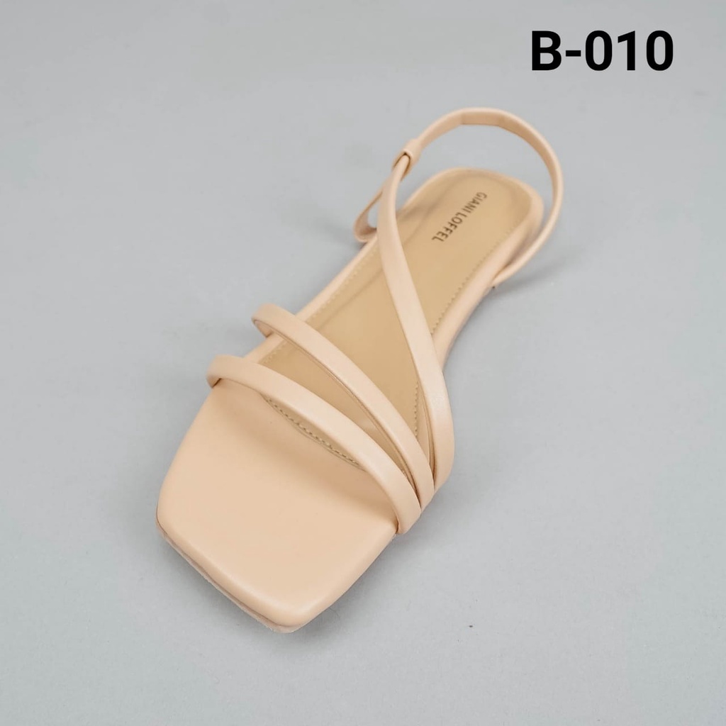 GIANI LOFFEL Sepatu Flat Slingback Straps Shoes #B-010# Original