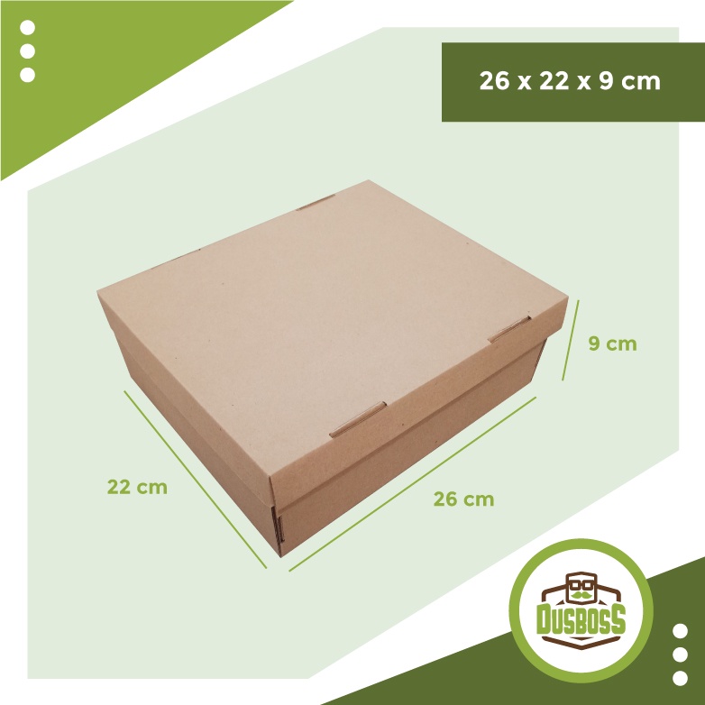 

Kardus uk 26 x 22 x 9 cm... BOX SEPATU , die cut, easy usage Belum Ada Penilaian