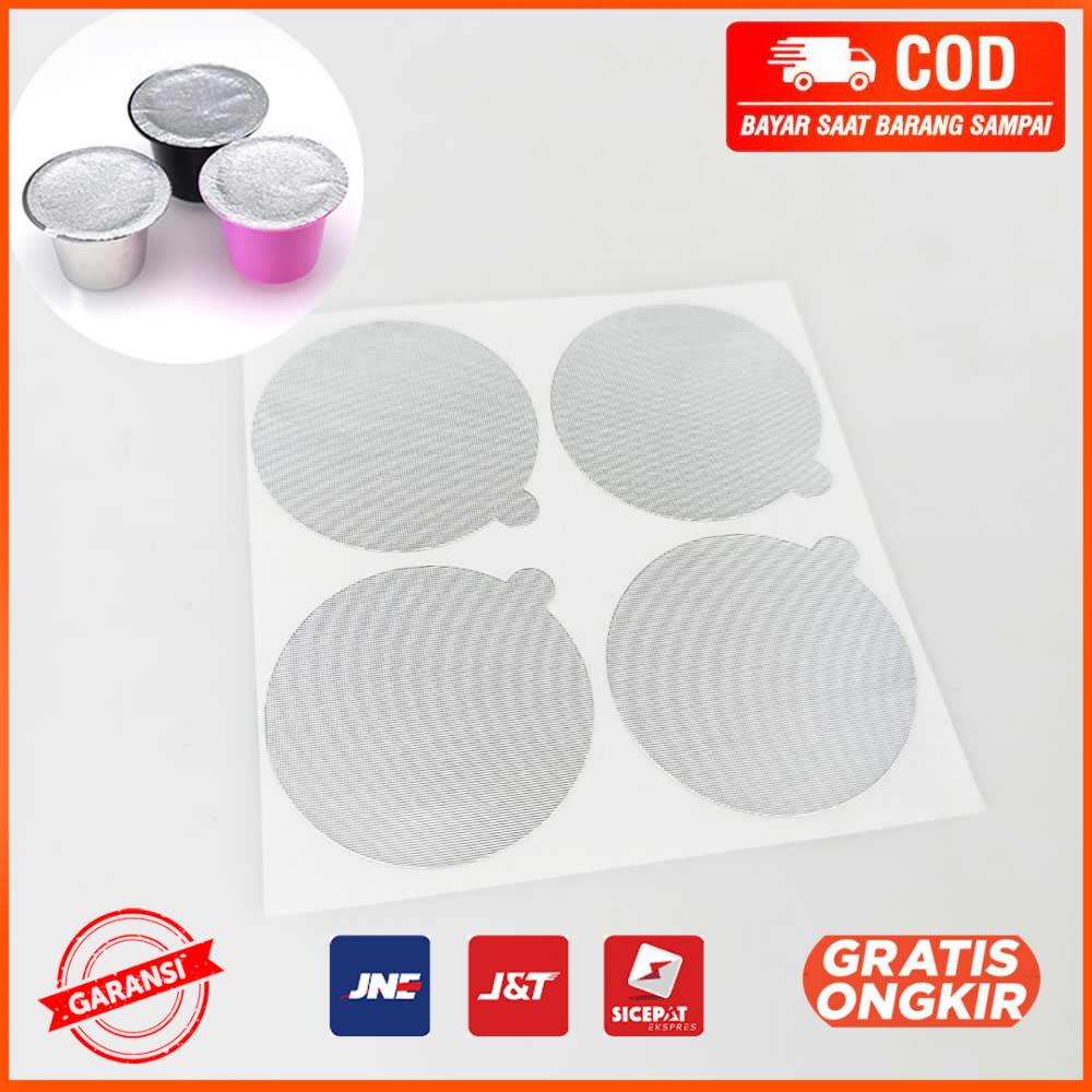 Icafilas Tutup Kapsul Nespresso Foil Lid Capsule Brewer 100PCS ICF921