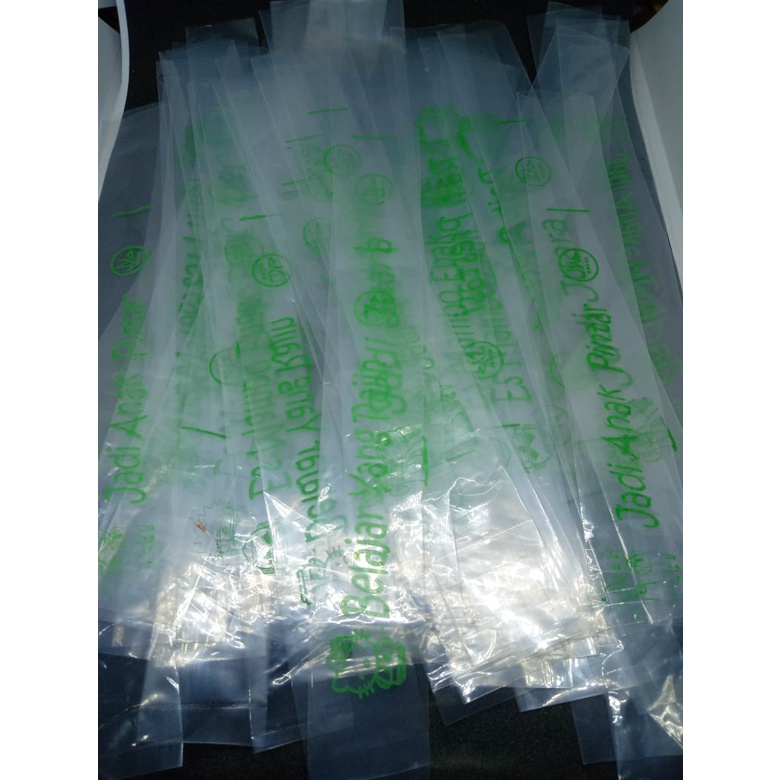 

Ay00! 500gram Plastik es mambo spidol sablon HIJAU dengan kata kata motivasi anak