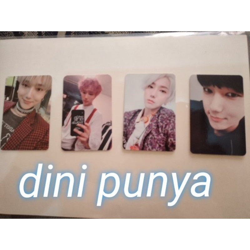 SUPER JUNIOR YESUNG PHOTOCARD PINK MAGIC , REPLAY , HERE I AM , TIME SLIP ALBUM