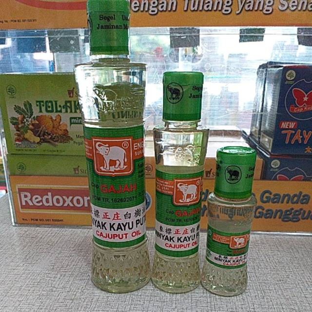 Minyak kayu putih cap gajah botol plastik