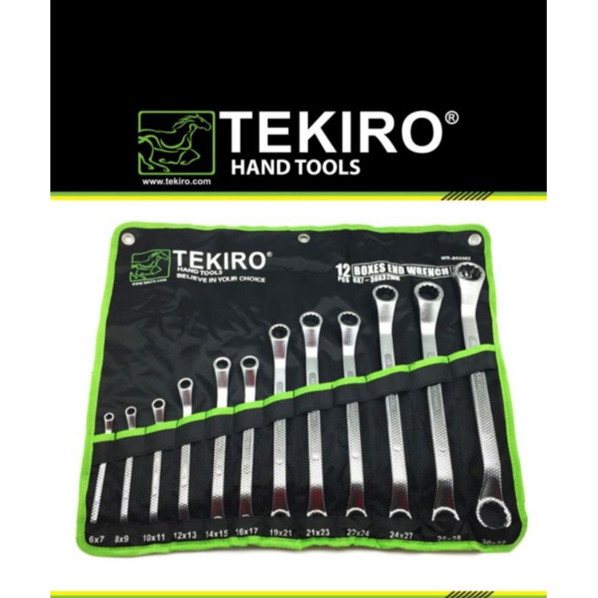 Tekiro Kunci Ring set 12 pcs ( 6-32 mm )