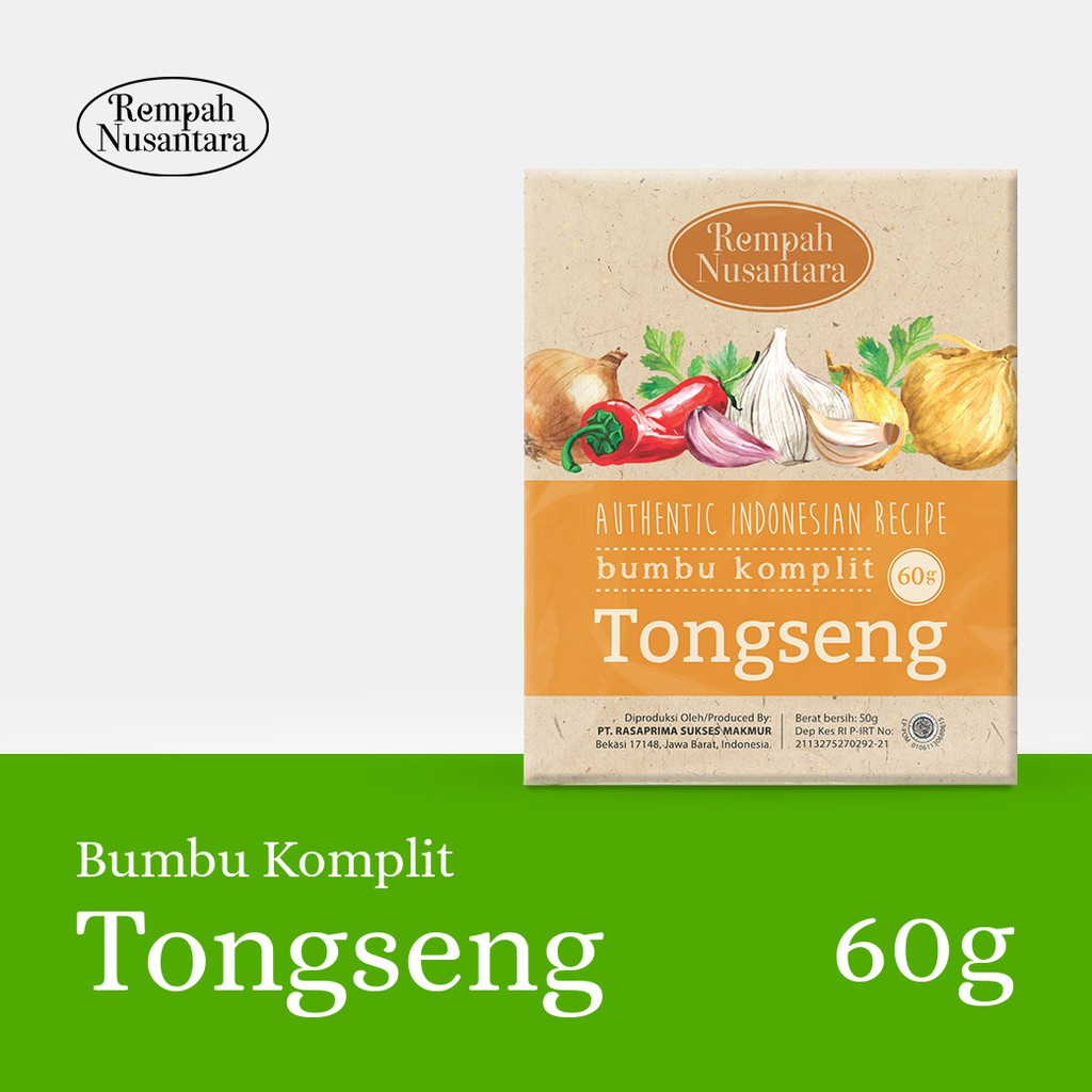 

Bumbu Komplit Tongseng Seriboe Rempah Nusantara 60 Gram