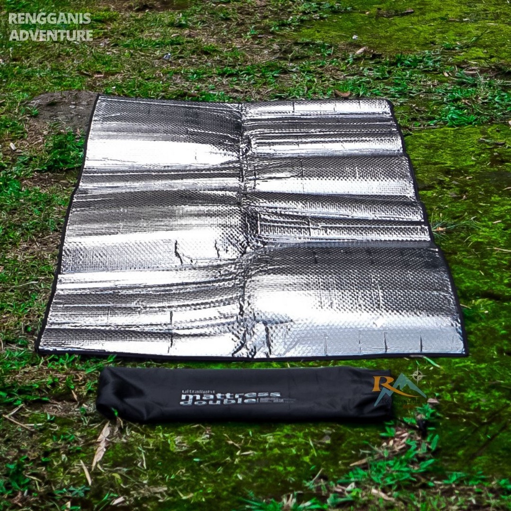 Matras Alumunium Foil 200 X 100 Cm Tikar Matras Foil Single Side Double Side Dua Sisi Camping