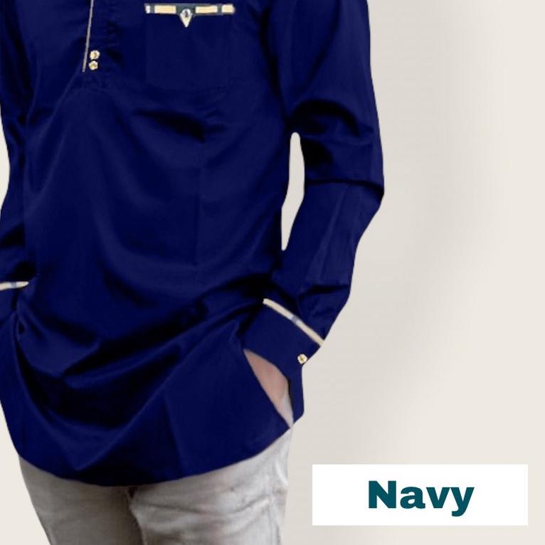 BAJU KOKO RAJA TOJIRO - BAJU KOKO PRIA MUSLIM LENGAN PANJANG - BAJU KOKO BAHAN KATUN PREMIUM MURAH