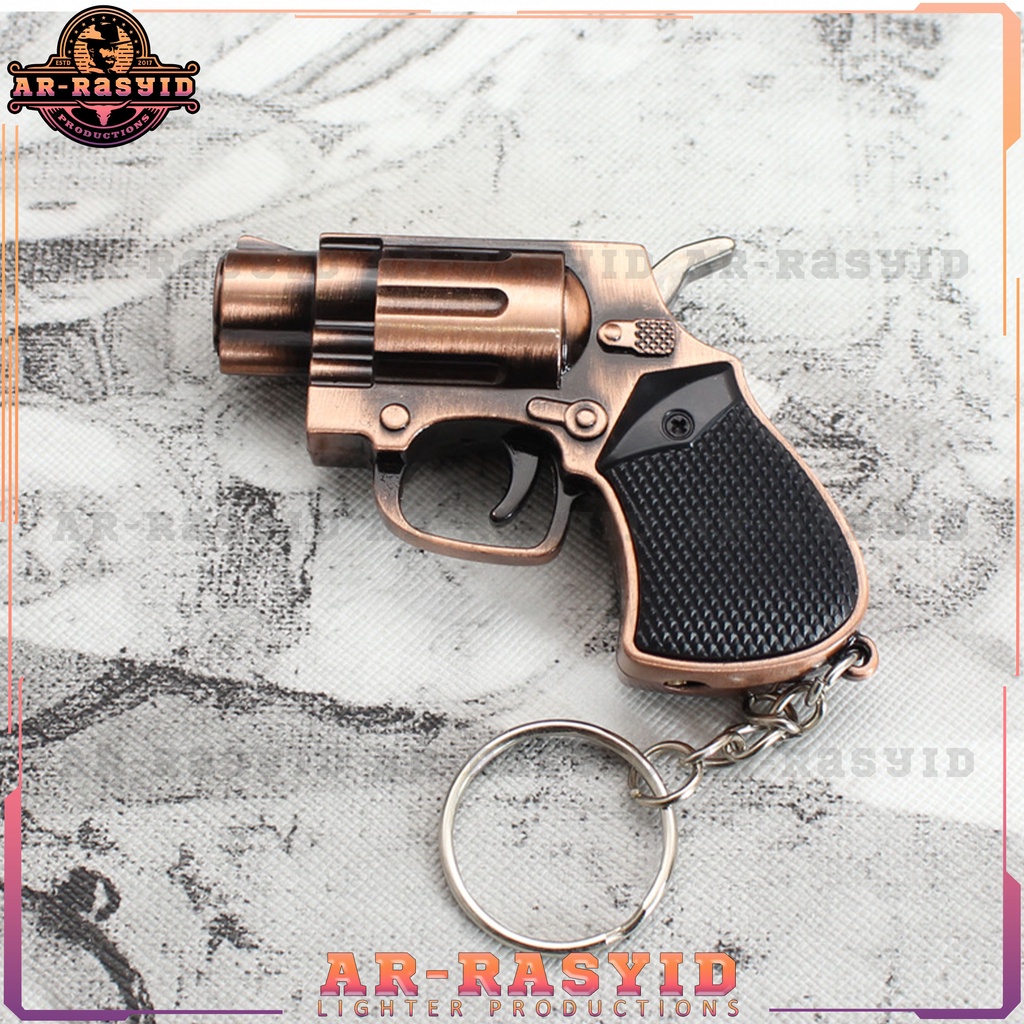 Korek Api Las Gas Gantungan Kunci Model Pistol PS 661