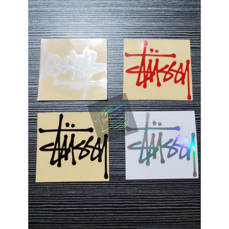 Sticker stussy cutting