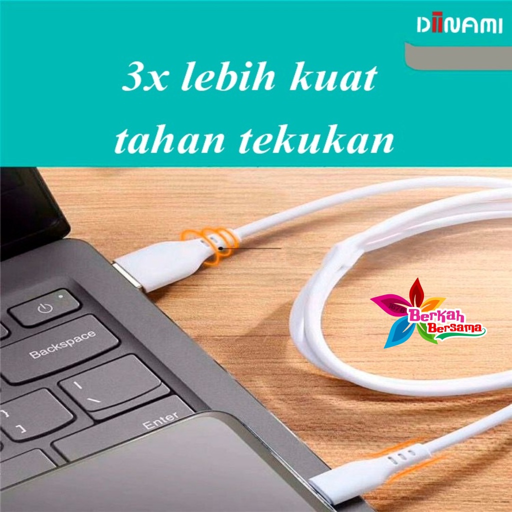 6a kabel cable data original diinami ligthing micro tipe c ip usb fast charging qc 3.0a pengisian cepat bb5719