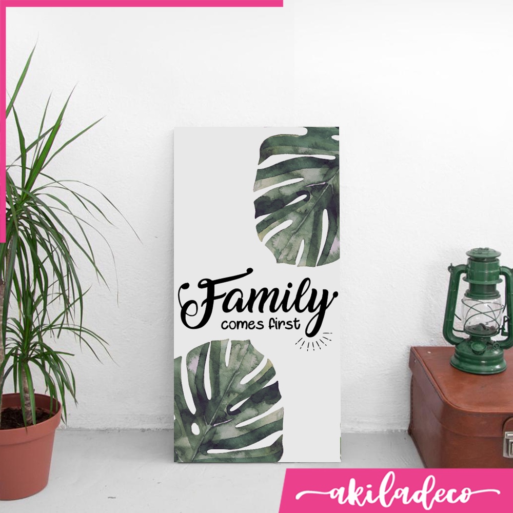 Hiasan Dinding Lukisan Daun Tropical Dekorasi Rumah Wall Decor Monstera Poster Aesthetic (Trop 012)