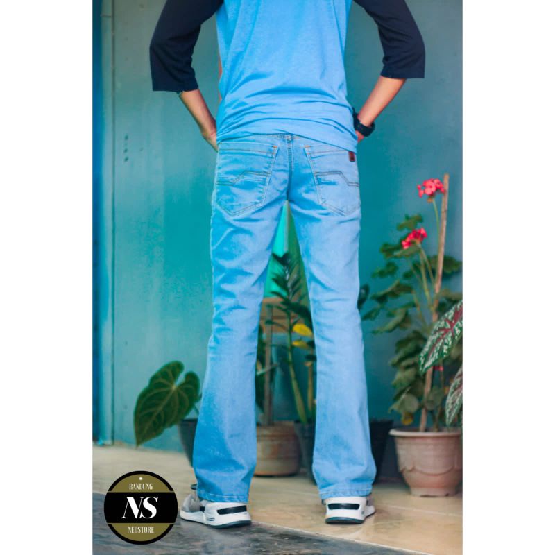 Celana Jeans Pria Cutbray celana jeans cutbray panjang cutbray terbaru semi Cutbray