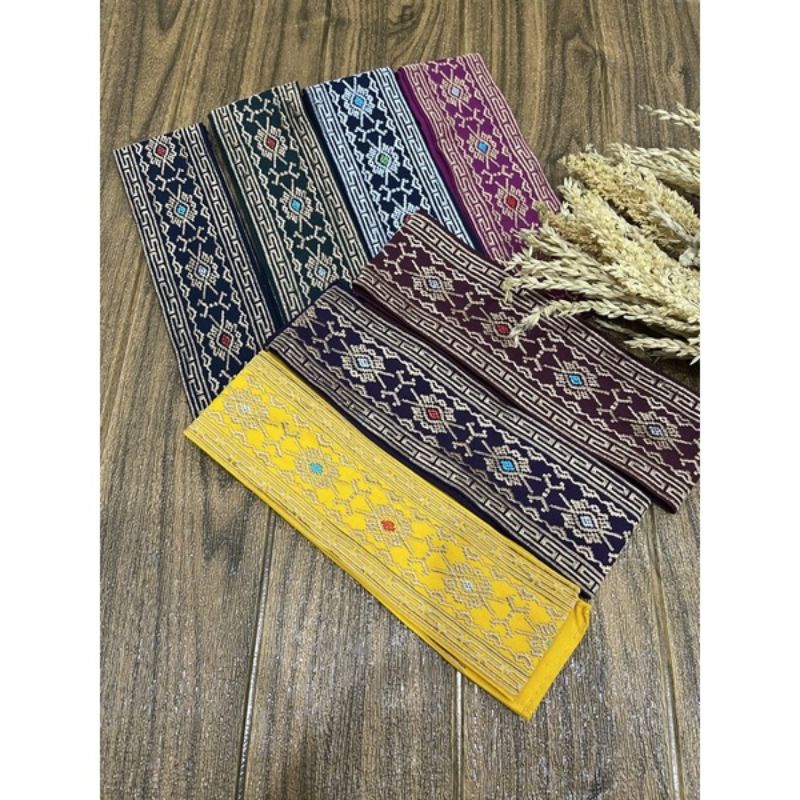 obi songket bordir