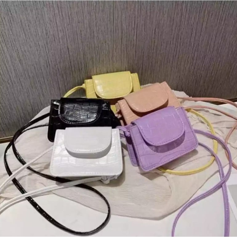 Tas Selempang Wanita CROCO ANDINE / Sling bag Wanita Berkualitas Terbaru 2021!!!