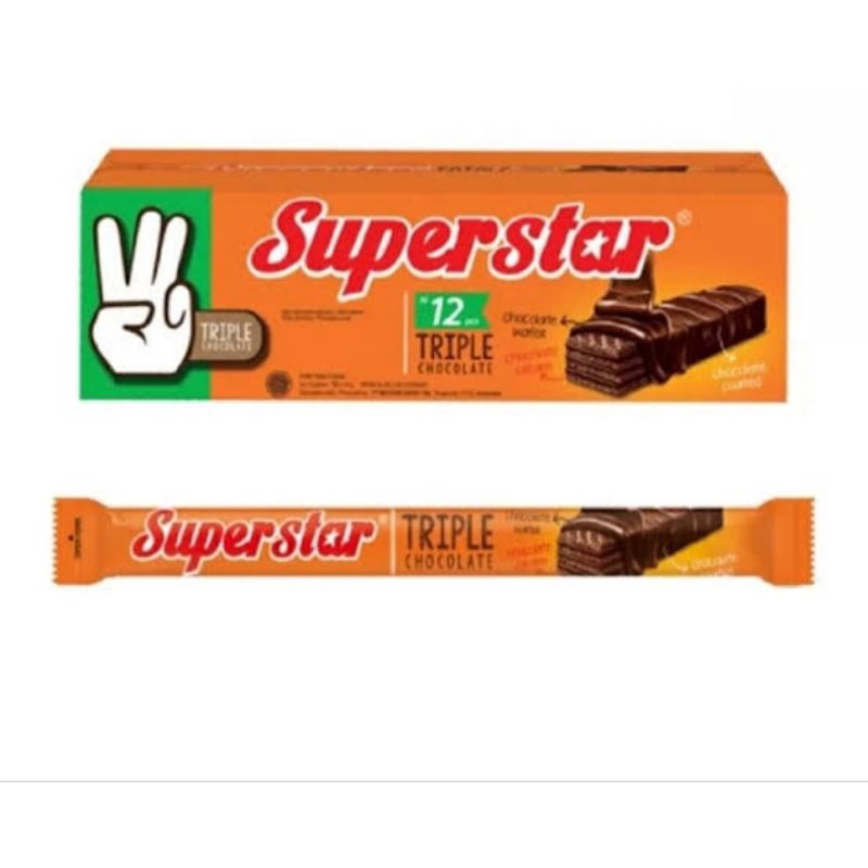 

Superstar Wafer Cokelat isi 12