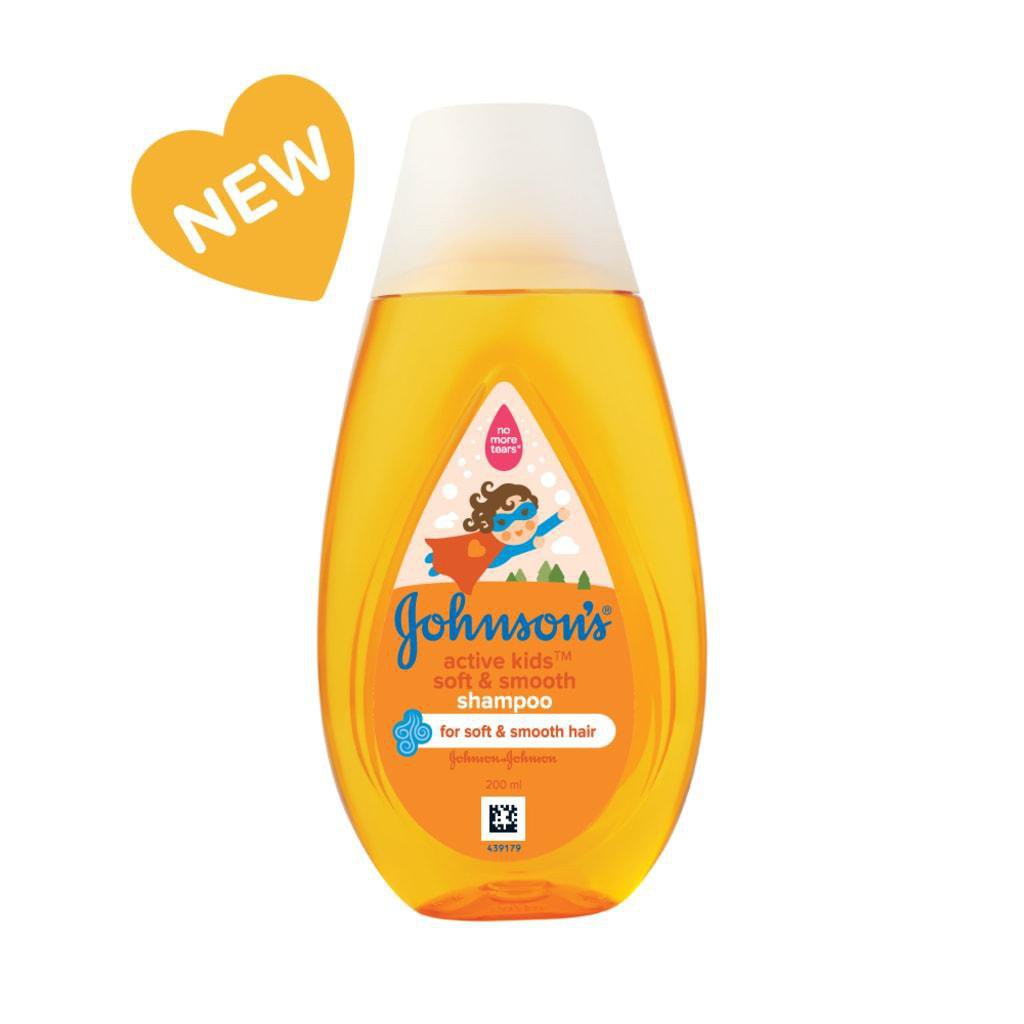 Johnson's active kids soft &amp; smooth shampoo 100ml