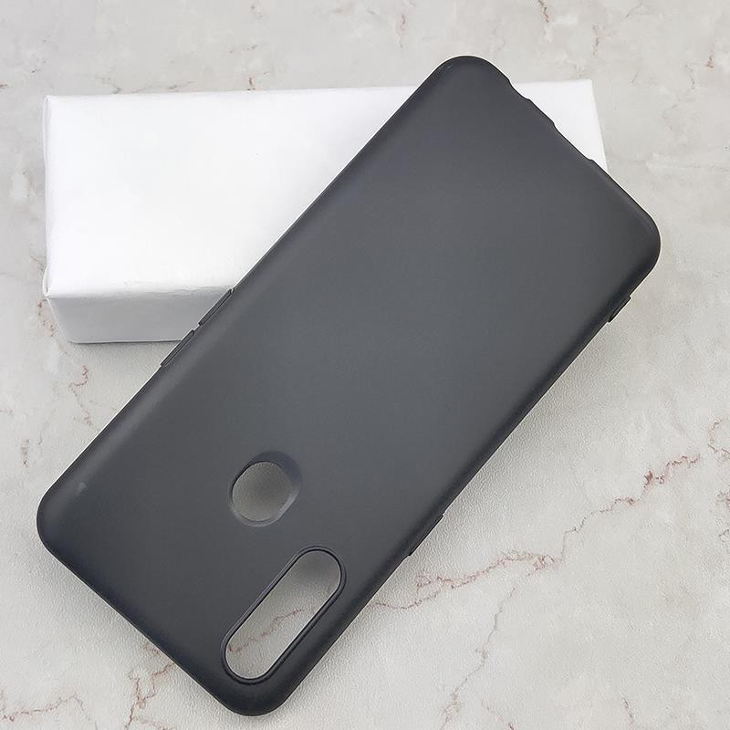 Softcase Oppo A15 A15s A53 A31 Case Silikon Slim Matte Hitam Black Lentur Lembut