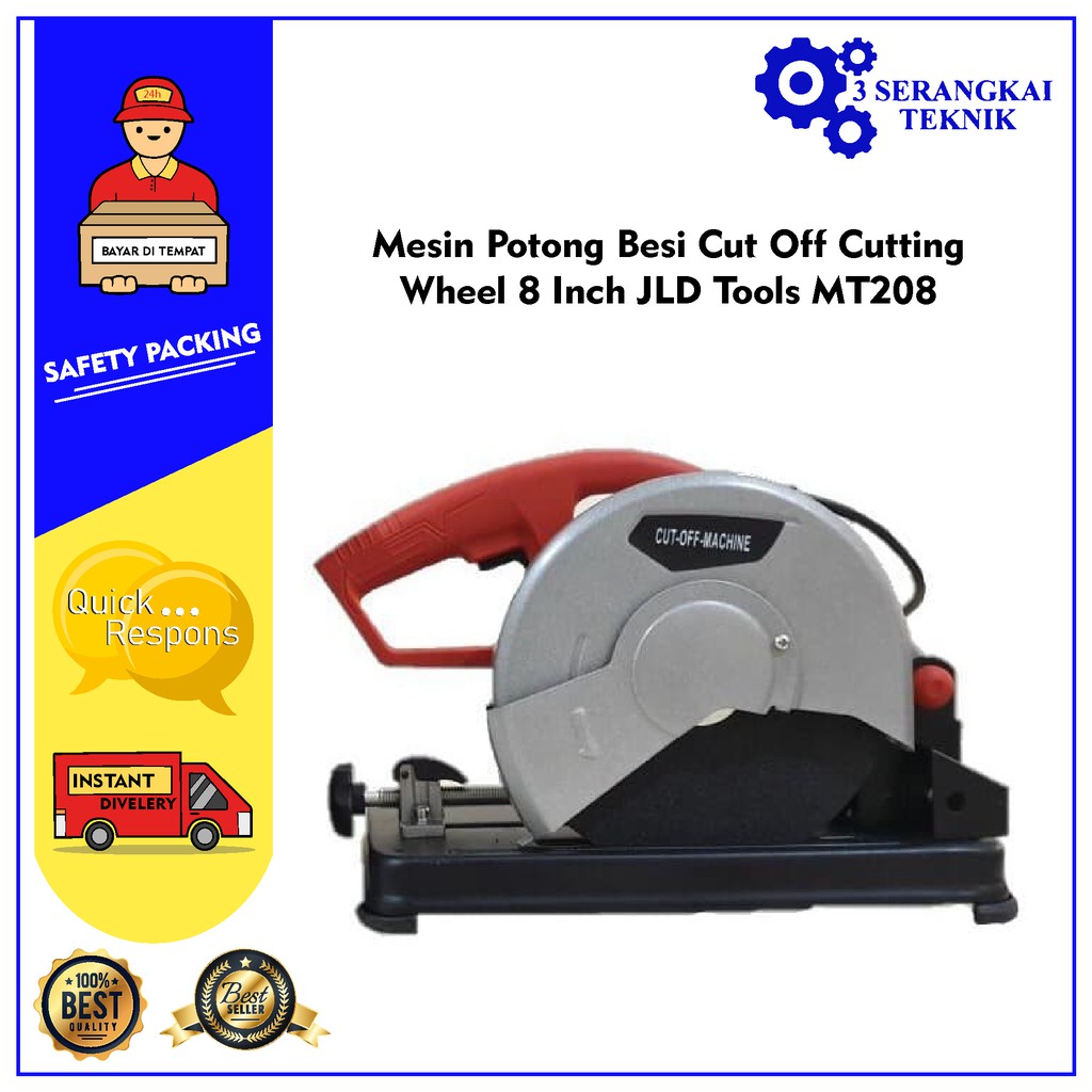 Mesin Potong Besi Cut Off Cutting Wheel 8 Inch JLD Tools MT208