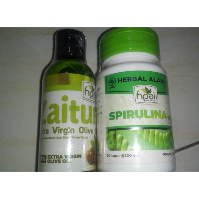 Hni Hpai Masker Wajah Spirulina Paket 2 Spirulina Minyak Zaitun Shopee Indonesia