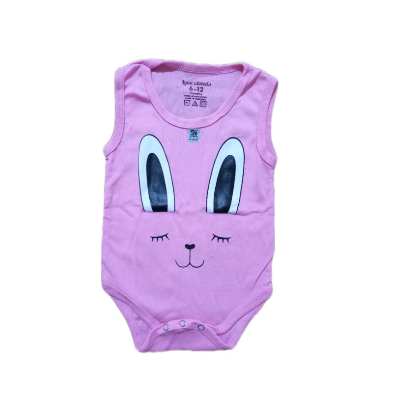 jumper bayi lucu/ baju bayi lucu-Pink rabbit