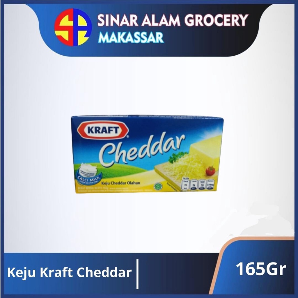 

Keju KRAFT Cheddar 165gram