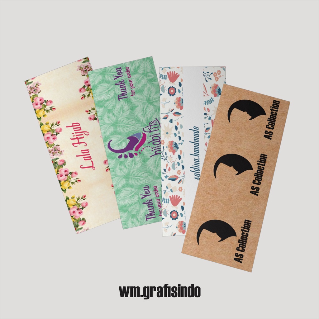 

Cetak Label Roll Hijab Custom Bisa Desain Sendiri atau Free Desain dari Kami
