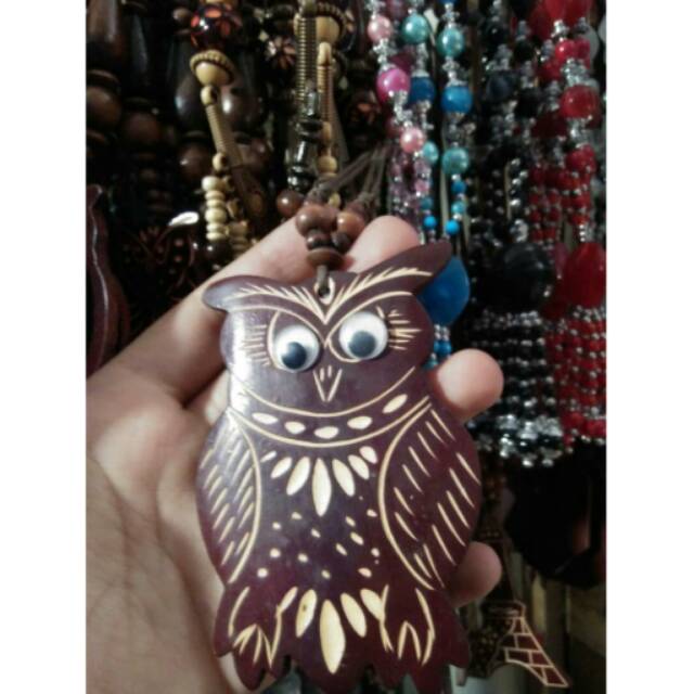 TERMURAH! Kalung Etnik Burung hantu Owl - Aksesoris Pakaian Wanita dan Remaja - Souvenir Jogja